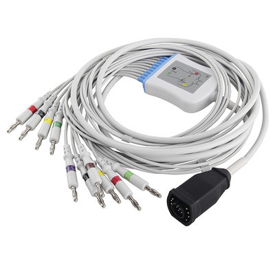 كابل Zoll EKG من سلسلة E / M وموصّل الموز IEC 4.0 من Leadwires
