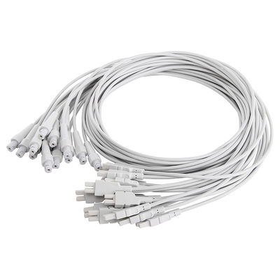 GE CAM 14 أسلاك الرصاص ECG 420101-002 IEC 4.0 Banana EKG Leadwires