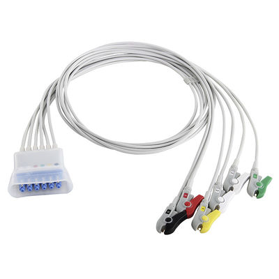 P-Hilips ECG Leadwires القياس عن بعد Leadwire 989803137251 989803133881 989803152051 5 الرصاص IEC Clip