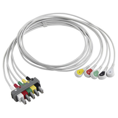 P-Hilips M1633A M1625A M1621A 989803104571 5 الرصاص المفاجئة IEC EKG Leadwire