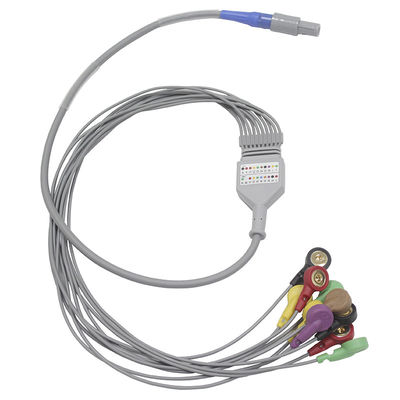 الأدوات الطبية الحيوية 10 خيوط كابل هولتر ECG وأسلاك الرصاص