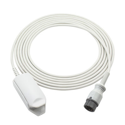 مستشعر SpO2 القابل لإعادة الاستخدام من Zoncare PM-7000C PM-7000D 6Pin مشبك إصبع للكبار SpO2 مسبار