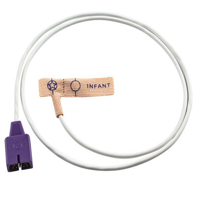 N-ellcor Oxi-max DB9 9pin MAX-N SpO2 الاستشعار PM10N NPB-3910 الجلد تمتد النسيج القابل للتصرف SpO2 التحقيق