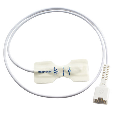 Novametrix 513710 6pin مستشعر SpO2 القابل للتصرف 715 MARS للأطفال رغوة بيضاء يمكن التخلص منها SpO2 مسبار