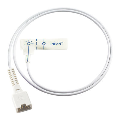 Novametrix 513710 6pin مستشعر SpO2 القابل للتصرف 715 MARS للأطفال رغوة بيضاء يمكن التخلص منها SpO2 مسبار