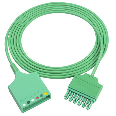 سيمنز دراجر MS16256 6Lead ECG جذع محول كابل دراجر ECG تمديد جذع كابل موصل دبوس واحد