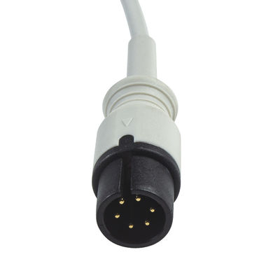 AAMI 6Pin ECG Cable و Leadwires 3 Lead IEC Clip Connector ECG Cable