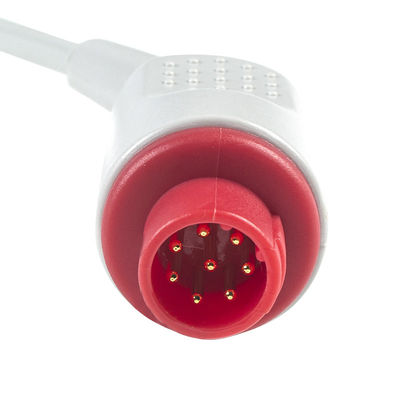 Bionet BM3 / 5 ECG كابلات وأسلاك الرصاص 5 موصل IEC 8Pin موصل كابل تخطيط القلب