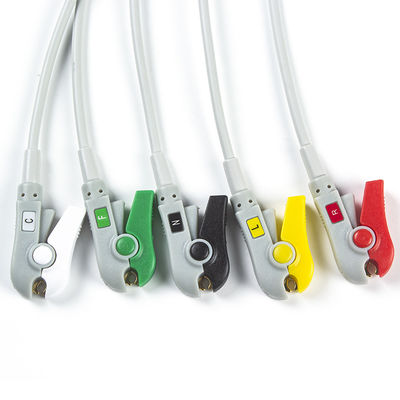 Bionet BM3 / 5 ECG كابلات وأسلاك الرصاص 5 موصل IEC 8Pin موصل كابل تخطيط القلب