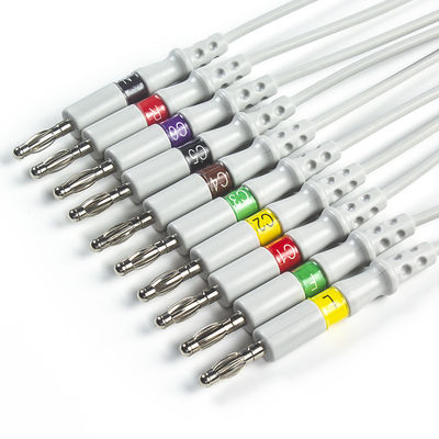 مورتارا ECG Leadwires 9293-041-50 ، 9293-046-60 IEC 4.0 Banana EKG Leadwires