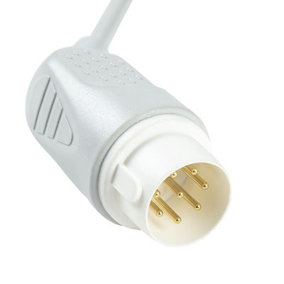 كابلات P-hilips 8Pin ECG وأسلاك Leadwires 3Lead M1735A Snap ECG Cable