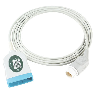 كابل جذع مخطط كهربية القلب P-Hilips 8Pin 3Lead ECG إلى Din Leadwires