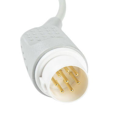 كابل جذع مخطط كهربية القلب P-Hilips 8Pin 3Lead ECG إلى Din Leadwires