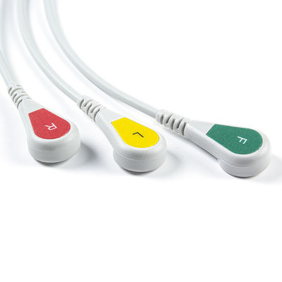 GE Marquette 2021141-002 2001292-001 كابلات ECG وأسلاك الرصاص 3 الرصاص IEC 11pin موصل كابل ECG