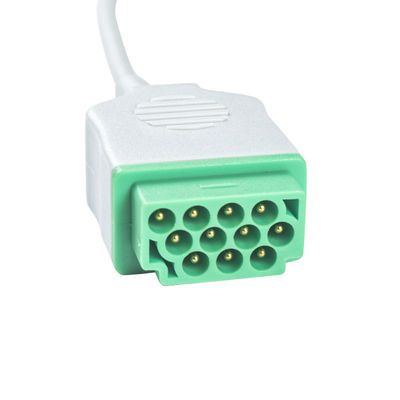 GE Marquette CBM-05NA-10AS-0001 كابلات ECG وأسلاك الرصاص 5 الرصاص IEC 11pin موصل كابل ECG