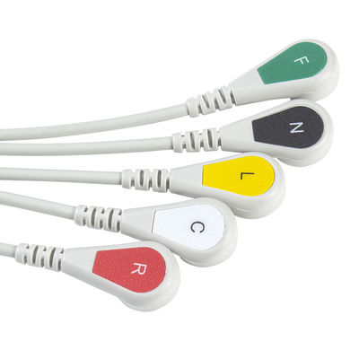 GE Marquette CBM-05NA-10AS-0001 كابلات ECG وأسلاك الرصاص 5 الرصاص IEC 11pin موصل كابل ECG