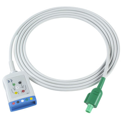 Datascope/Maquet/Getinge 12 قطب ECG كابل الجذع إلى ECG 5 كابل الرصاص IEC AHA سلك الرصاص واحد ECG