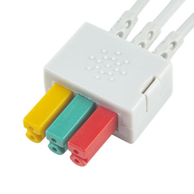 فوكودا DS-8100 ECG Leadwires 3 كابل قيادة IEC Clip كشف المريض