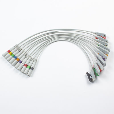 ECG Parts ضفيرة محولات 989803101701 40498E 4.00MM ECG Snap To Banana Plug Adapter