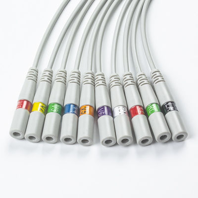 ECG Parts ضفيرة محولات 989803101701 40498E 4.00MM ECG Snap To Banana Plug Adapter