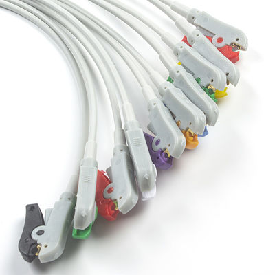 ECG Parts ضفيرة محولات 989803101701 40498E 4.00MM ECG Snap To Banana Plug Adapter