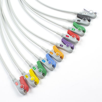 ECG Parts ضفيرة محولات 989803101701 40498E 4.00MM ECG Snap To Banana Plug Adapter