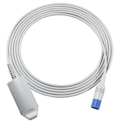 P-Hilips M1196A مشبك إصبع للكبار قابل لإعادة الاستخدام SpO2 مستطيل 8Pin