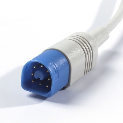 P-Hilips M1196A مشبك إصبع للكبار قابل لإعادة الاستخدام SpO2 مستطيل 8Pin