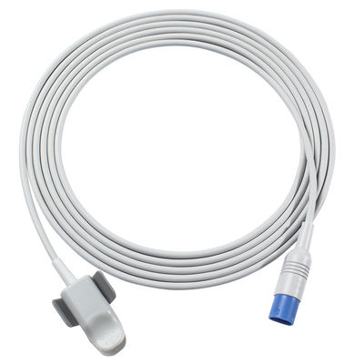 P-Hilips M1196A مشبك إصبع للكبار قابل لإعادة الاستخدام SpO2 مستطيل 8Pin