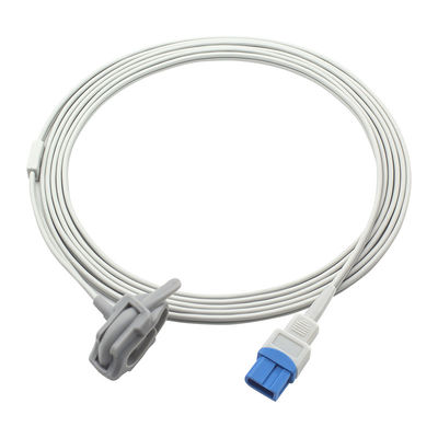 مستشعر SpO2 القابل لإعادة الاستخدام من Spacelabs 10Pin 90367 90369 جهاز استشعار SpO2 بمشبك إصبع للبالغين