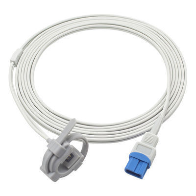 مستشعر SpO2 القابل لإعادة الاستخدام من Spacelabs 10Pin 90367 90369 جهاز استشعار SpO2 بمشبك إصبع للبالغين