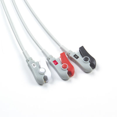 لأرتيما S&W متوافقة مباشرة الاتصال كابل ECG والأسلاك الرؤية 3Lead AHA Grabber