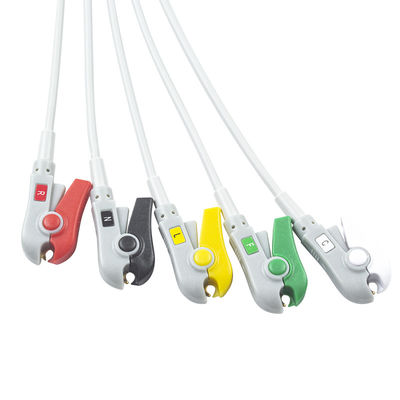 بالنسبة لـ Omron > Colin متوافق مع كابل ECG المباشر والأسلاك الرصاصية 5Lead IEC Grabber