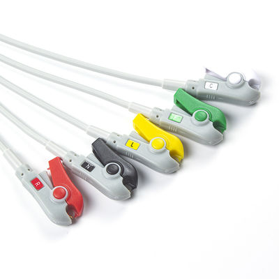 بالنسبة لـ Omron > Colin متوافق مع كابل ECG المباشر والأسلاك الرصاصية 5Lead IEC Grabber
