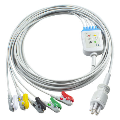 بالنسبة لـ Omron > Colin متوافق مع كابل ECG المباشر والأسلاك الرصاصية 5Lead IEC Grabber