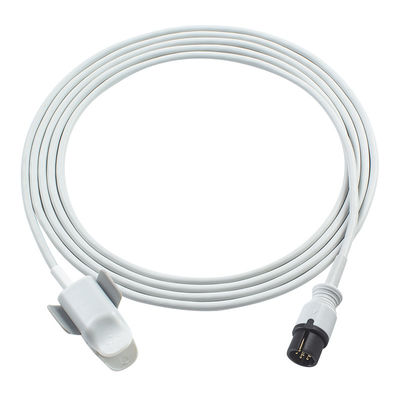 Anke 6Pin مستشعر SpO2 قابل لإعادة الاستخدام ASC-553 ACS-553A AAMI 6Pin Connector Adult Soft tip SpO2 Probe