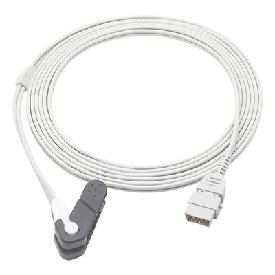 هانتلي قابل لإعادة الاستخدام جهاز استشعار Spo2 9 Pin Smartsigns Mp1 Mp1r Acc-Vsm-171 1m Short