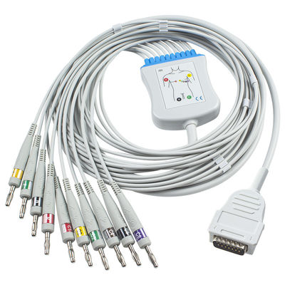 كابل مورتارا بورديك توصيل مباشر EKG 012-0844-01 Eclipse 400 Atria 3100 Premier IEC Banana 4.0 7704 EKG Cable 10Lead