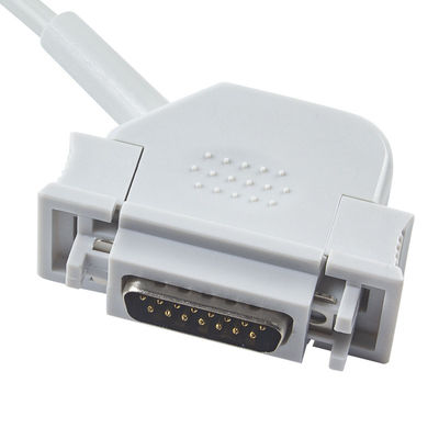 كابل GE Hellige ECG لشاشة Cardiosys EK36 EK403 EK4 EK413 EK43 EK512 EK53 EKG IEC Banana 4.0 Connector