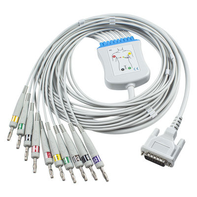 Schiller متوافق مع Direct Connect 2.400095 EKG Cable و Leadwires IEC 4.0Banana