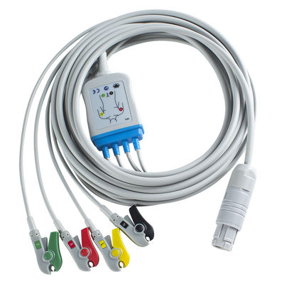 متوافق مع كابل Primedic ECG Primedic Defibrillator 4 Lead ECG IEC Grabber