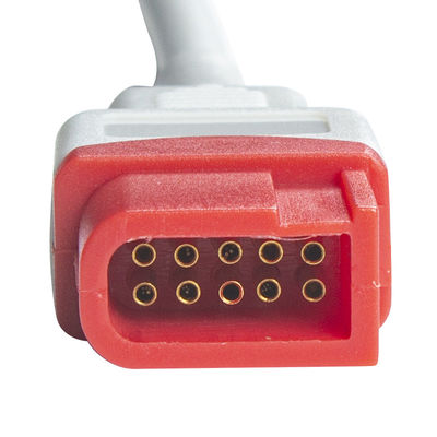 مختبرات الفضاء مستطيلة 10Pin إلى جولة 6Pin كابل محول IBP كابل تمديد IBP 0.3 متر