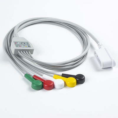 متوافق مع GE SEER 1000 مجموعة Leadwire 2104816-001 GE Seer 5 Lead IEC Snap 2067634-019 (طلب 1pcs الحصول على 1pcs كيس مجاني)