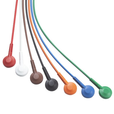 متوافق مع GE Healthcare 2008594-002 7-Lead ECG Telemetry المريض كابل القرآن الضوء الطلب 5 أجزاء الحصول على 1 قطعة كيس مجانا