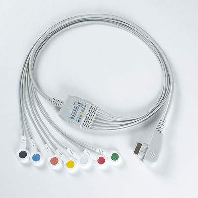 كابل ECG لـ DMS 300-3A ، ECG 7 رصاص هولتر DMS كابل ECG DMS هولتر