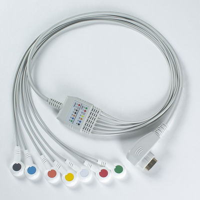 كابل ECG لـ DMS 300-3A ، ECG 7 رصاص هولتر DMS كابل ECG DMS هولتر