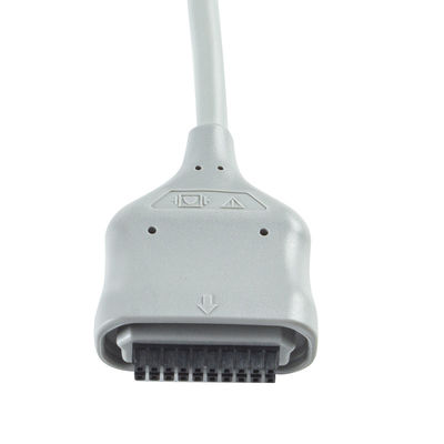 EDAN Dx12 10الرصاص ECG هولتر كابل الموز للجذع طول كابل 2.2M التوافق