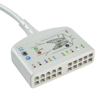 متوافق مع Mindray BeneHeart D6 ECG الكابل الكهربائي لجهاز Mindray Defibrillator IEC