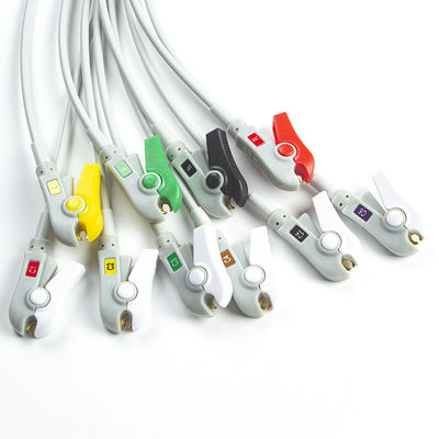متوافق مع Mindray BeneHeart D6 Defibrillator 10 Lead EKG Leadwires IEC Grabber