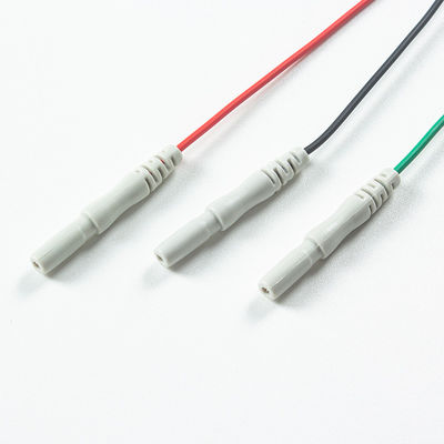 كابل تخطيط كهربية القلب متوافق مع Animal Din Type إلى Animal Grabber 3Lead